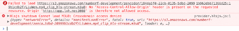 cors error