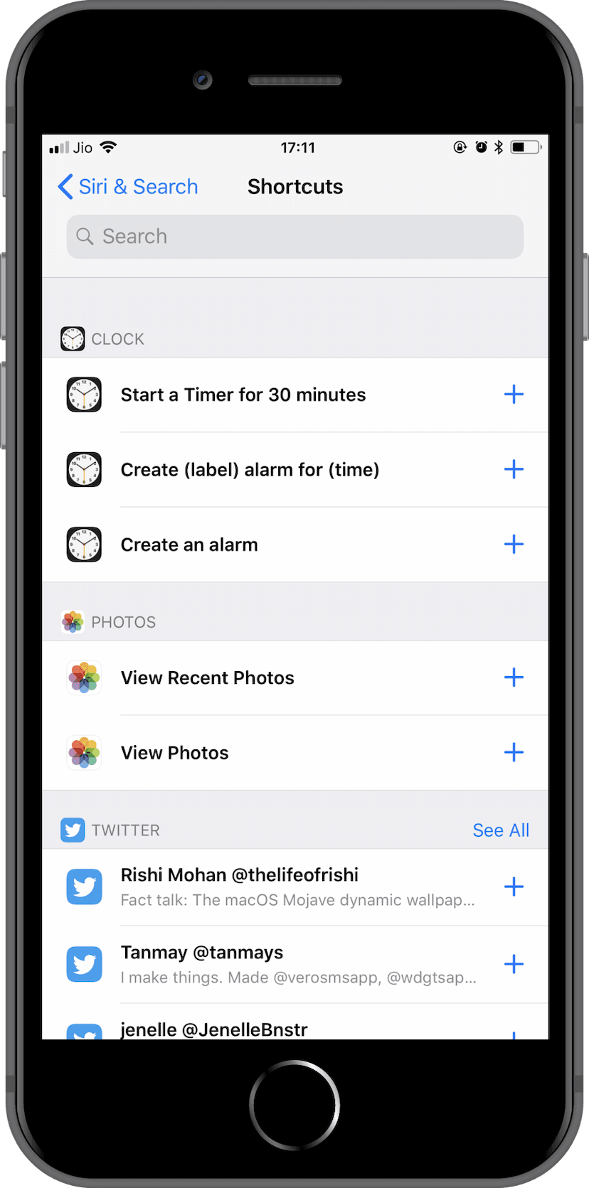 Siri Shortcuts in iOS 12