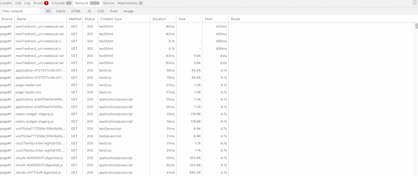 Network Tab