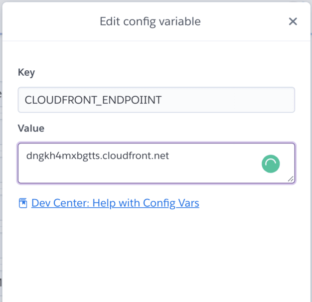 Setting environment variable