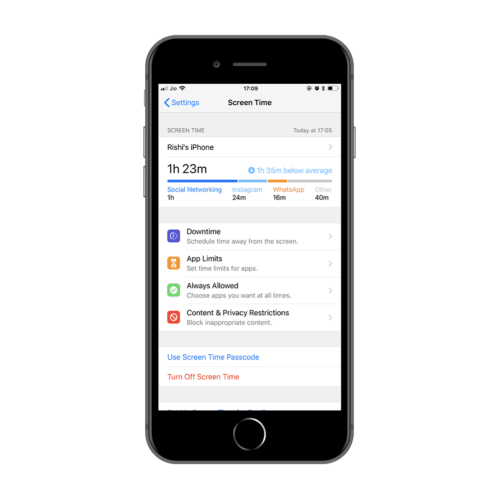 Screen Time in iOS 12
