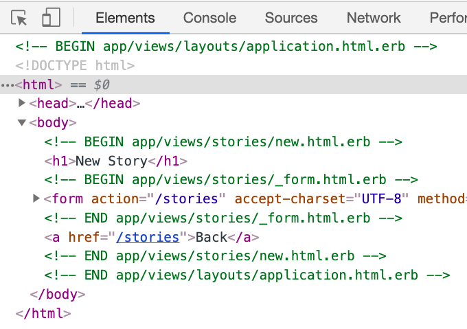 Annotated HTML output