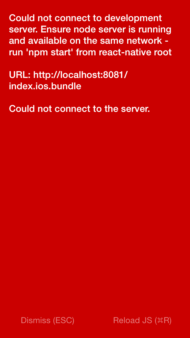 connection error