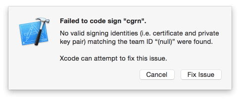 xcode error 1