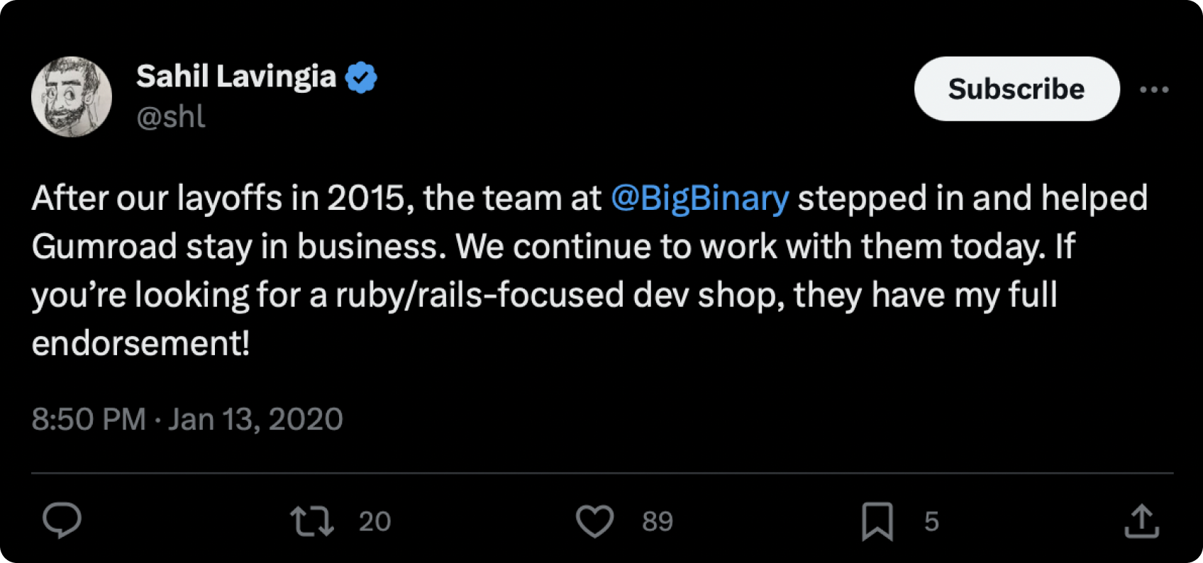 Praise for BigBinary