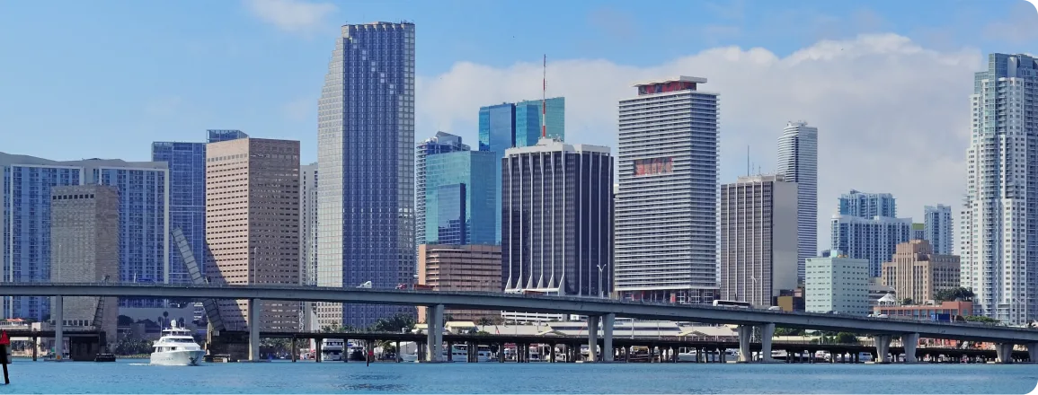 The city of Miami, where our office is