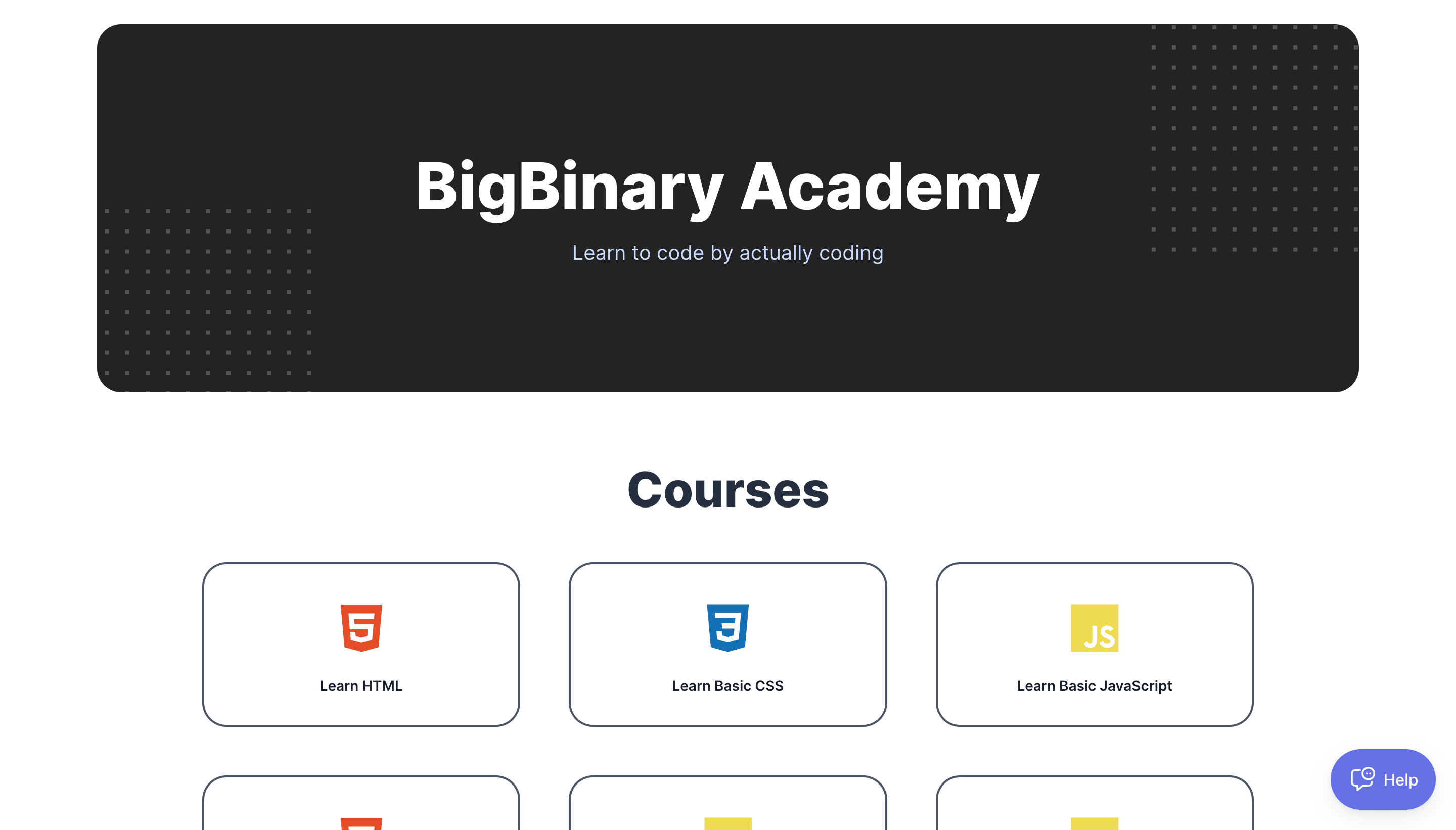 BigBinary Academy is built using React.js